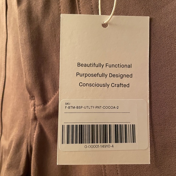 NWT Everlane The Bi-Stretch Utility Pant Cocoa 2 - Picture 7 of 11